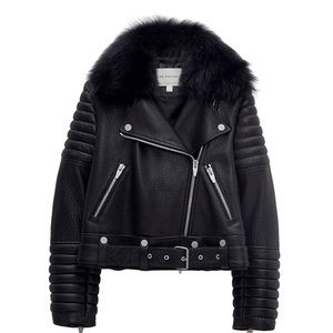 Arrivals Moto jacket, size M. NOT Black!! Navy